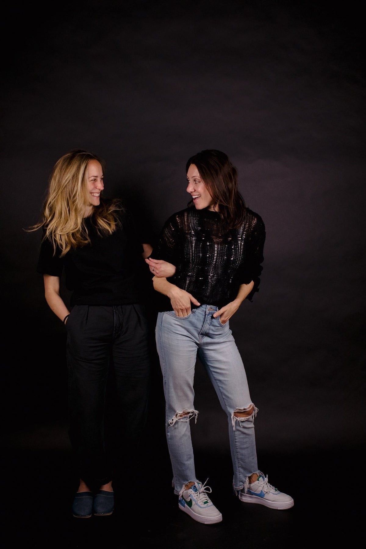 Image of the co-Founders of the podcast The Well Drop