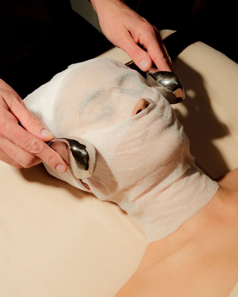 A facial at Sage + Sound