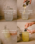 Pour the concentrated Crystals